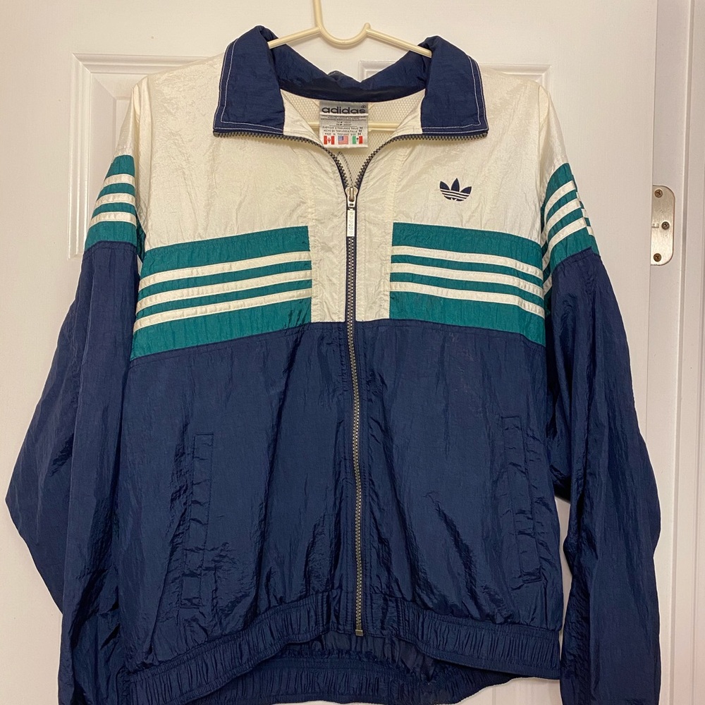 Retro Vintage Adidas Windbreaker